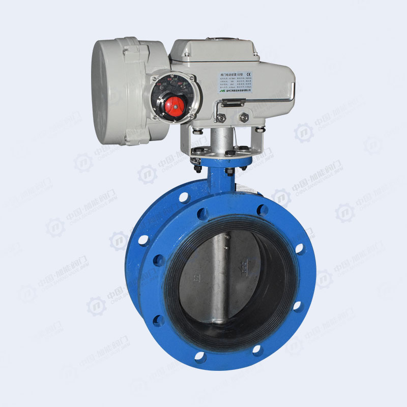 Electric soft sealing flange butterfly valve -1