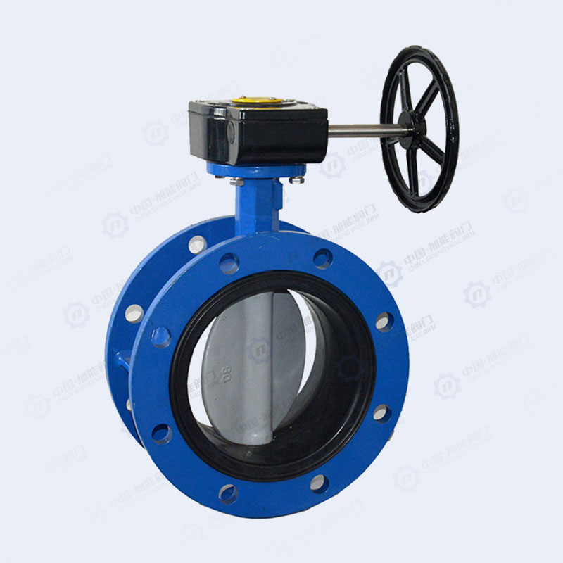 Soft seal flange butterfly valve-2